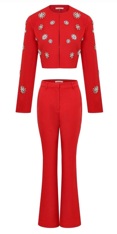 Traje saco/pantalón piedras