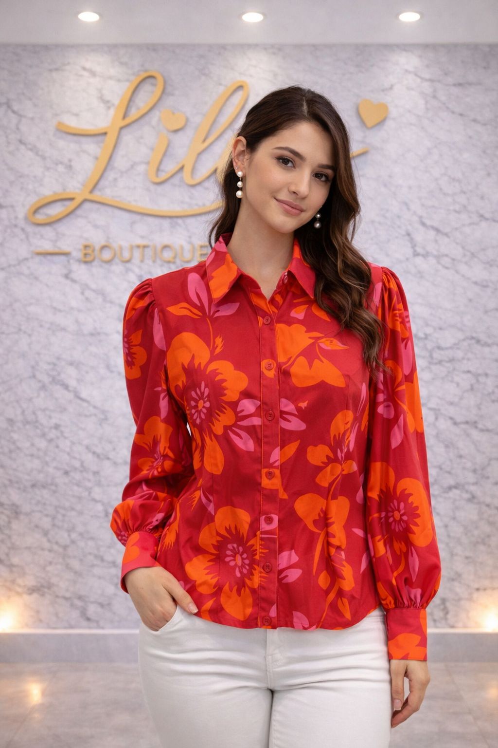 Blusa estampado Hawai