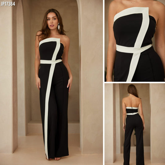 Palazzo strapless 7