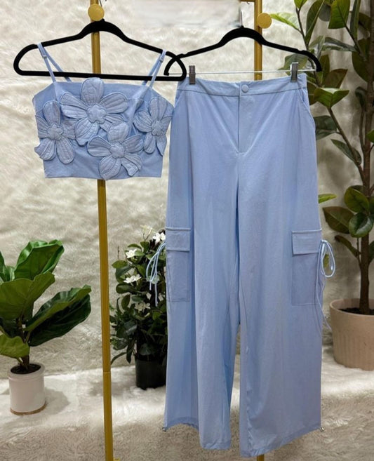 Set top/pantalón cargo