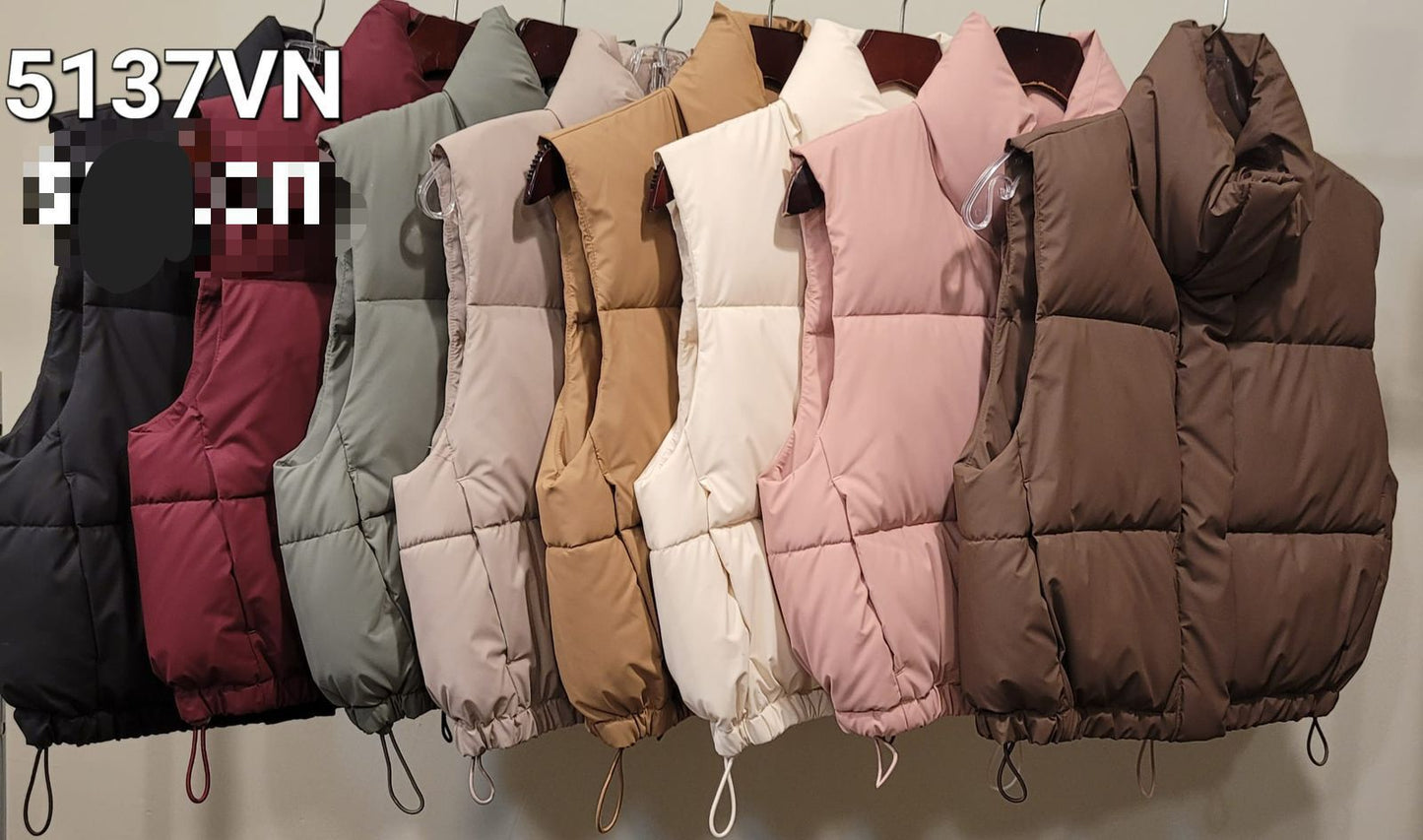 Chaleco corto capitonado