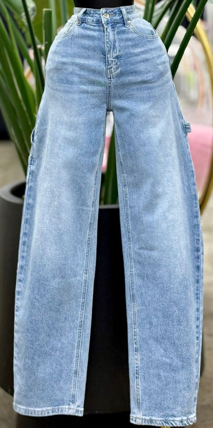 Pantalón mezclilla cargo