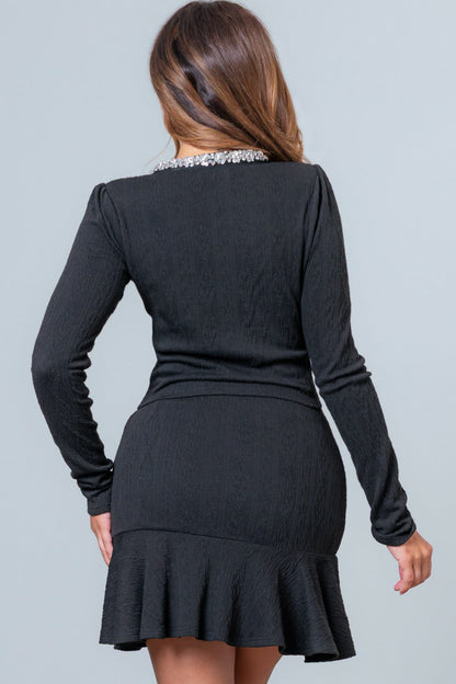 Set saco/falta piedras en el borde