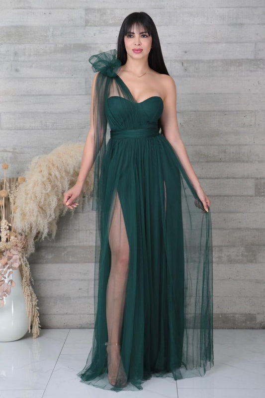 Vestido Maxi de laso al hombro