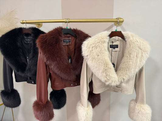 Chamarra piel torera