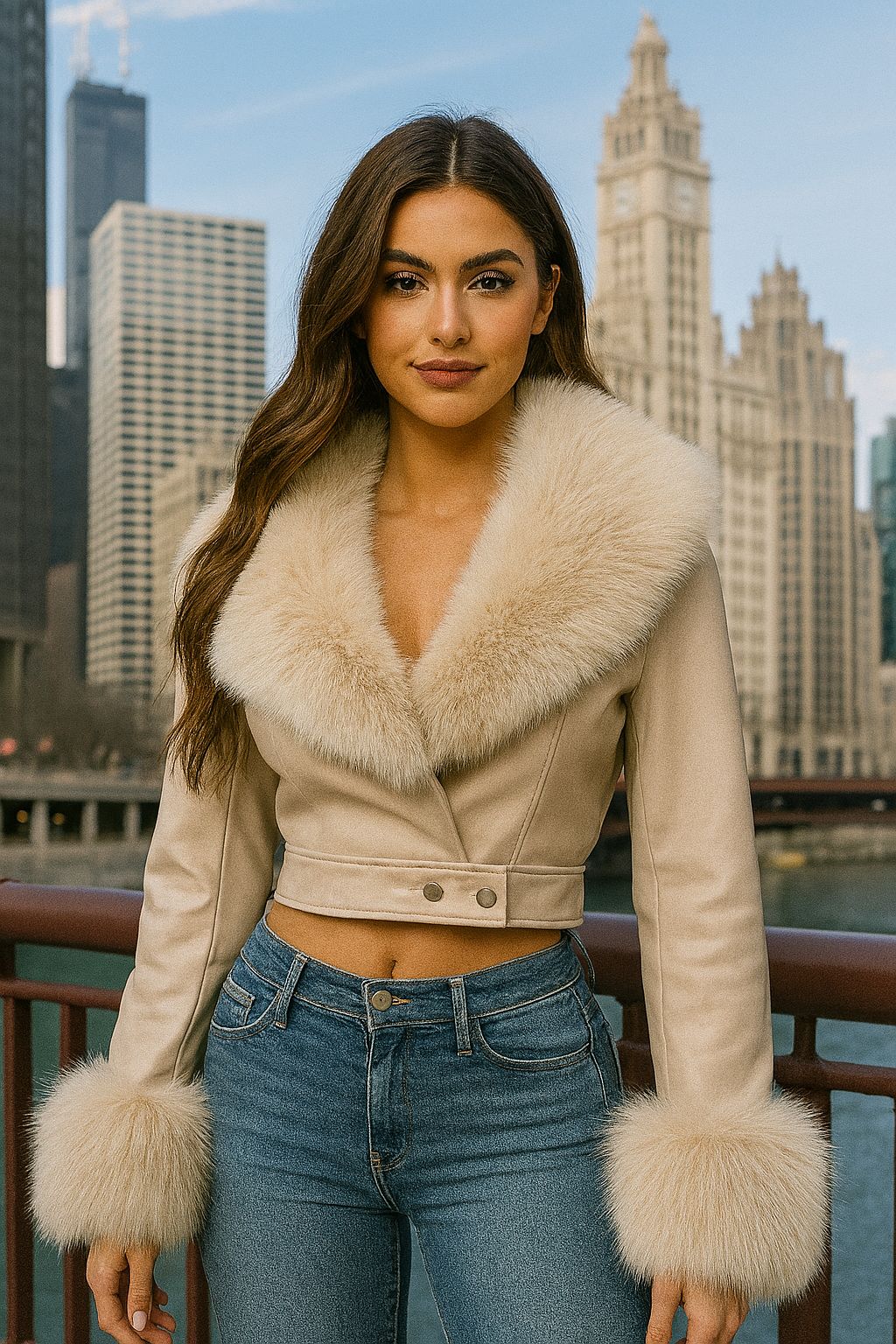 Chamarra piel torera