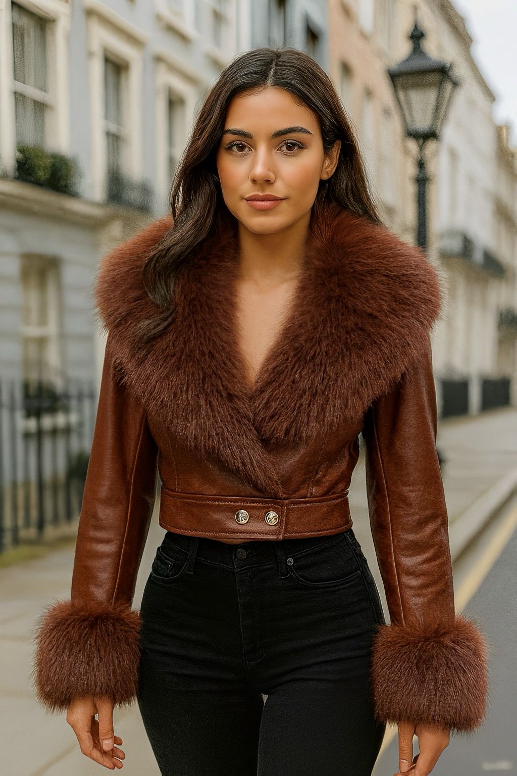 Chamarra piel torera