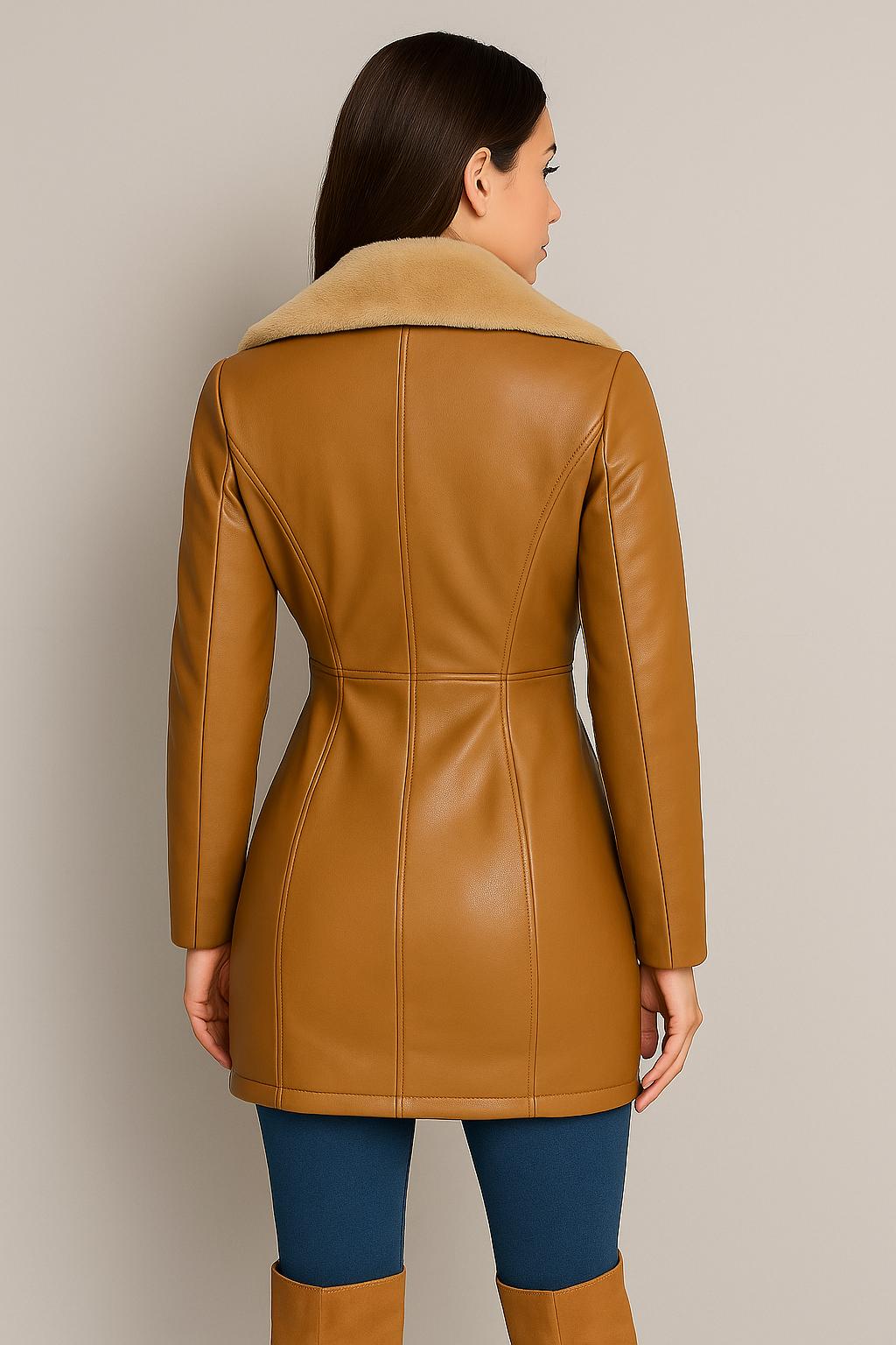 Chamarra piel/borrega