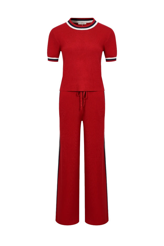 Set estambre blusa/pantalón raya