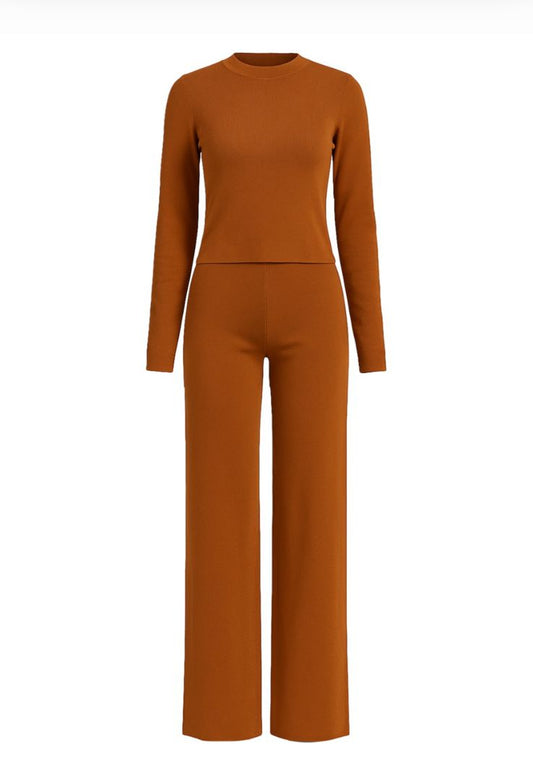 Set estabSet estambre cuello redondo